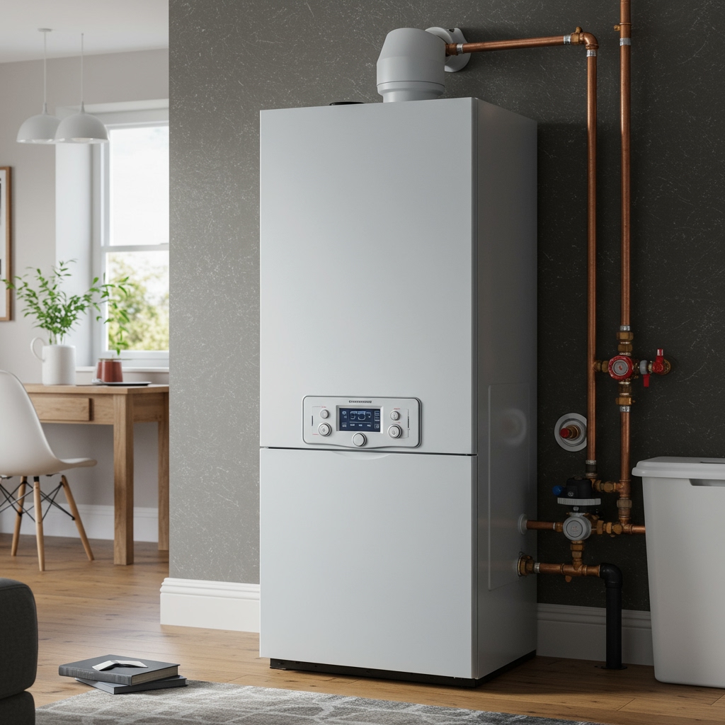 Government-funded energy efficiency improvements being installed in UK property - How does the free boiler scheme work: MCS certification…